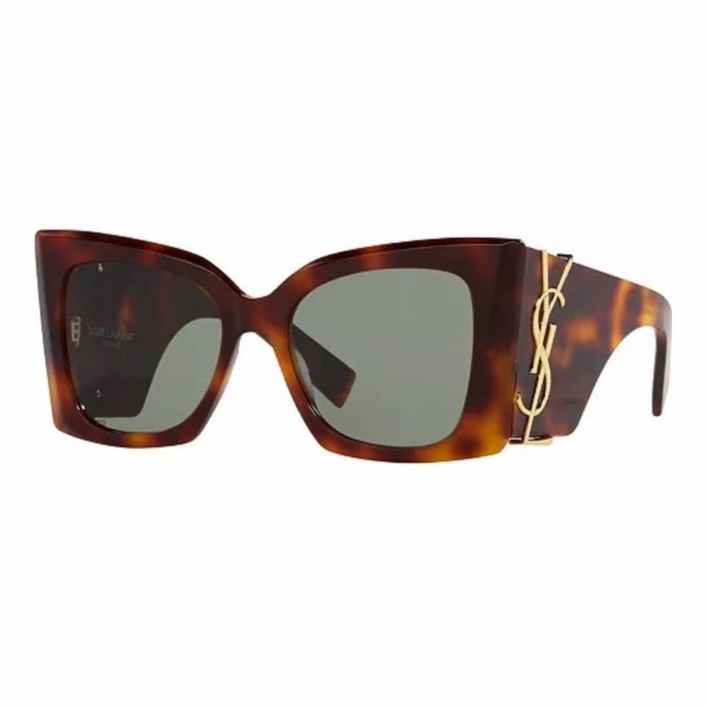 Saint Laurent YSL Blaze M119 Oversized Tortoise Cat Eye Sunglasses